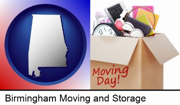 moving day in Birmingham, AL