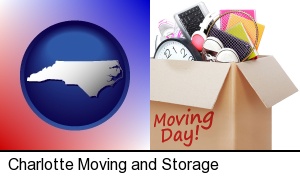 Charlotte, North Carolina - moving day