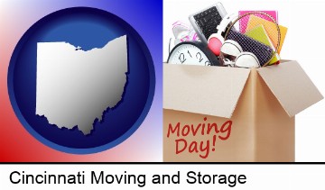 moving day in Cincinnati, OH