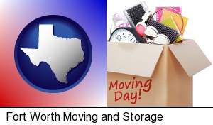 Fort Worth, Texas - moving day