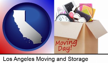 moving day in Los Angeles, CA