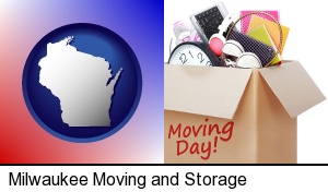 Milwaukee, Wisconsin - moving day