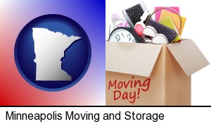 Minneapolis, Minnesota - moving day