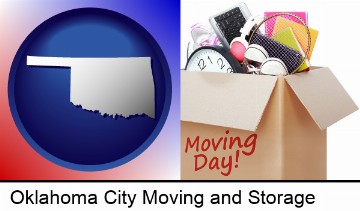 moving day in Oklahoma City, OK