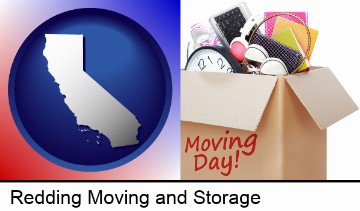moving day in Redding, CA