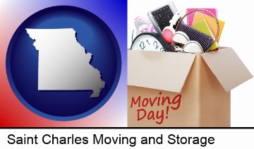 moving day in Saint Charles, MO