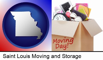 moving day in Saint Louis, MO
