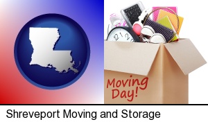 Shreveport, Louisiana - moving day