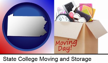 moving day in State College, PA