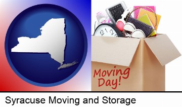 moving day in Syracuse, NY