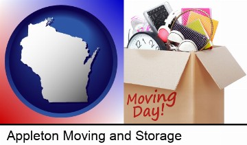 moving day in Appleton, WI