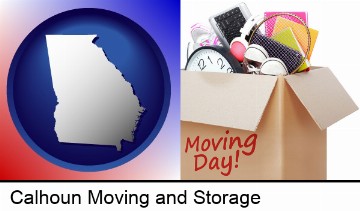 moving day in Calhoun, GA