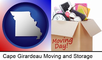 moving day in Cape Girardeau, MO