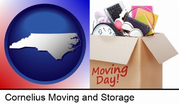 moving day in Cornelius, NC