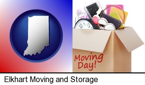 Elkhart, Indiana - moving day