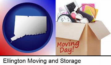 moving day in Ellington, CT