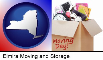 moving day in Elmira, NY