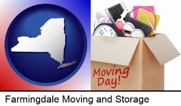 moving day in Farmingdale, NY