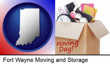 moving day in Fort Wayne, IN