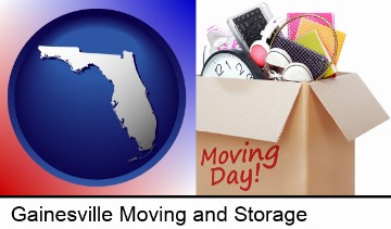 moving day in Gainesville, FL