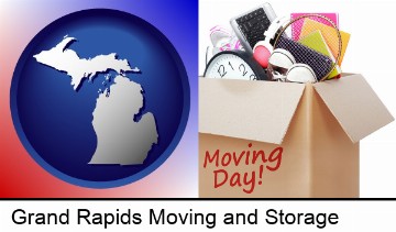 moving day in Grand Rapids, MI