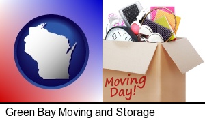 Green Bay, Wisconsin - moving day