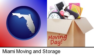 Miami, Florida - moving day