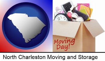 moving day in North Charleston, SC