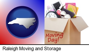 Raleigh, North Carolina - moving day