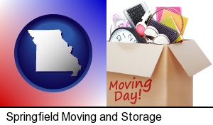 Springfield, Missouri - moving day