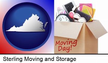 moving day in Sterling, VA