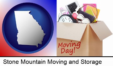 moving day in Stone Mountain, GA