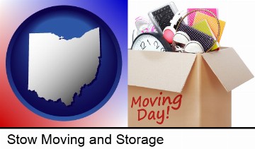 moving day in Stow, OH