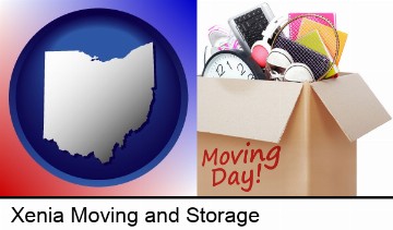 moving day in Xenia, OH